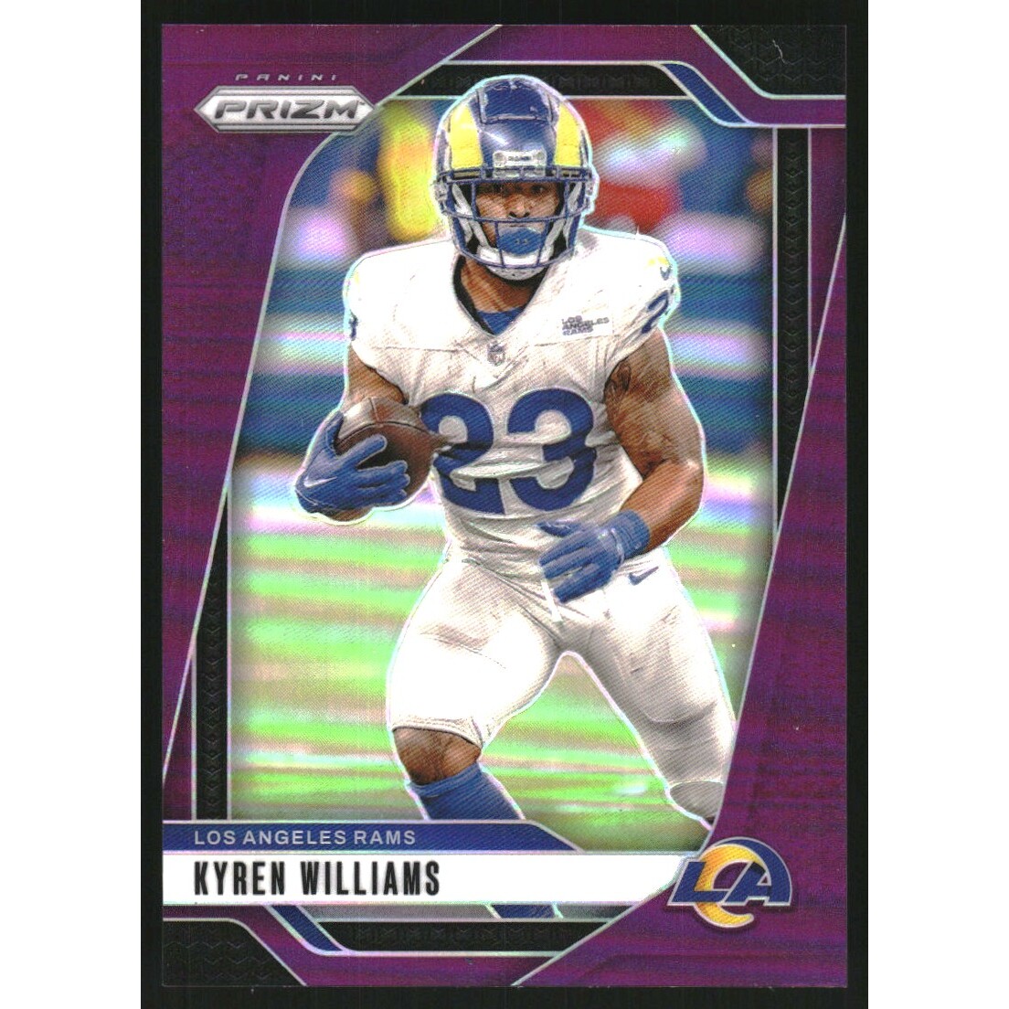 2024 Panini Prizm Prizms Purple #167 Kyren Williams