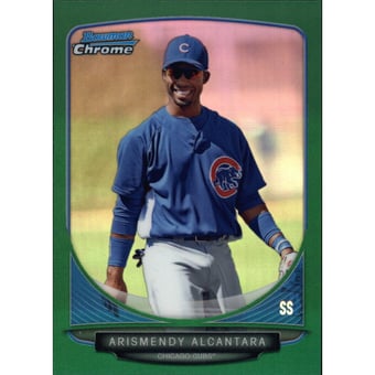 2013 Bowman Chrome Prospects Green Refractors #BCP119 Arismendy Alcantara