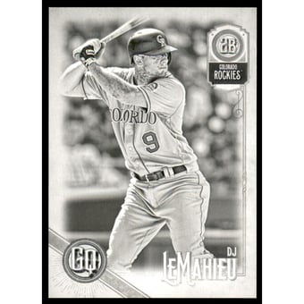 2018 Topps Gypsy Queen Black and White #206 DJ LeMahieu