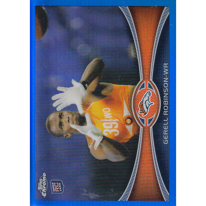2012 Topps Chrome Blue Refractors #214 Gerell Robinson