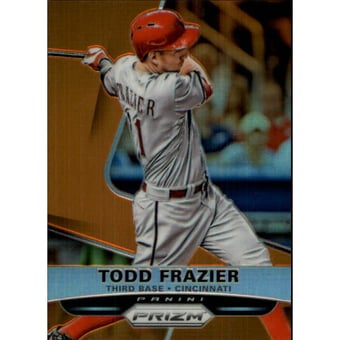 2015 Panini Prizm Prizms Orange #142 Todd Frazier