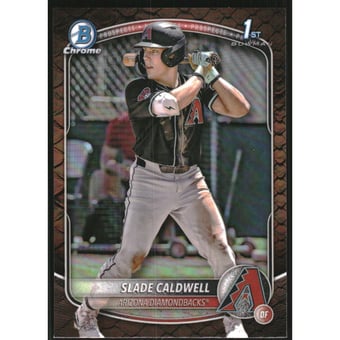 2025 Bowman Chrome Prospects Reptilian Refractors #BCP21 Slade Caldwell