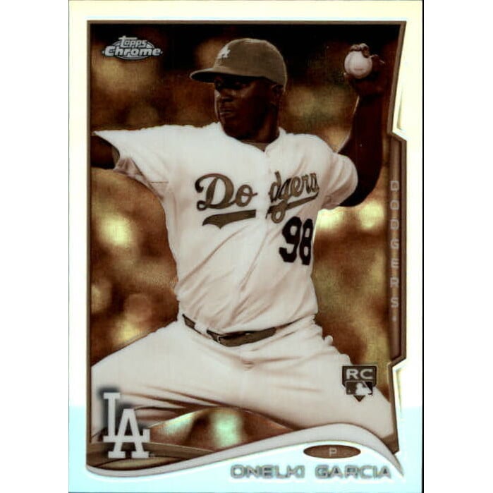 2014 Topps Chrome Sepia Refractors #133 Onelki Garcia. rookie card picture