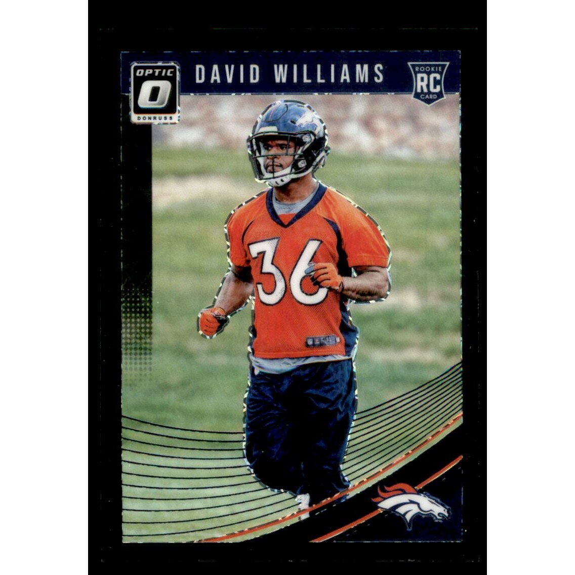 2018 Donruss Optic Black Velocity #125 David Williams
