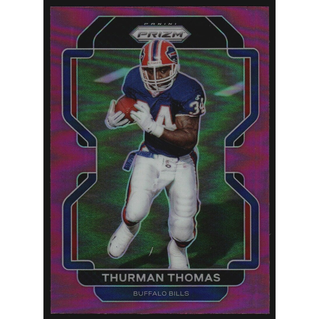 2021 Panini Prizm Prizms Pink #123 Thurman Thomas. rookie card picture