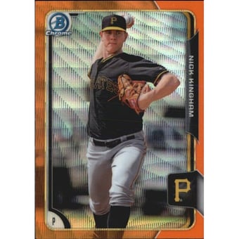 2015 Bowman Chrome Prospects Orange Wave Refractors #BCP202 Nick Kingham