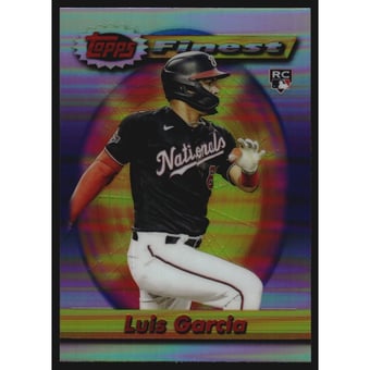 2021 Finest Flashbacks Refractors #169 Luis Garcia