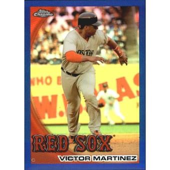 2010 Topps Chrome Blue Refractors #12 Victor Martinez