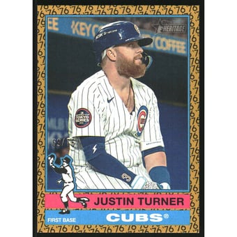 2025 Topps Heritage Color of the Year #615 Justin Turner