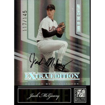 2007 Donruss Elite Extra Edition Signature Turn of the Century #101 Jack McGeary/145
