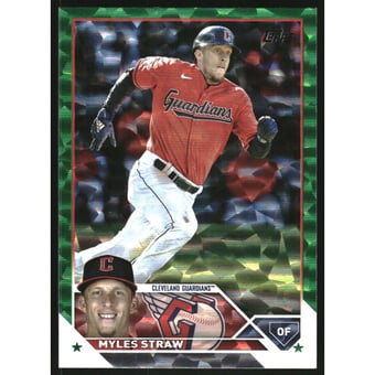 2023 Topps Green Foil #474 Myles Straw