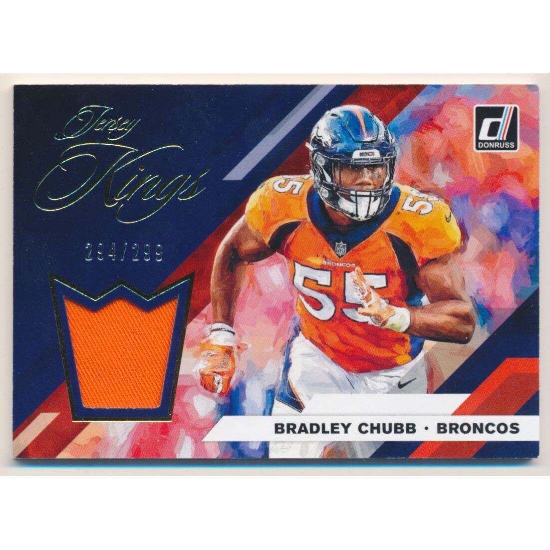2019 Donruss Jersey Kings #11 Bradley Chubb