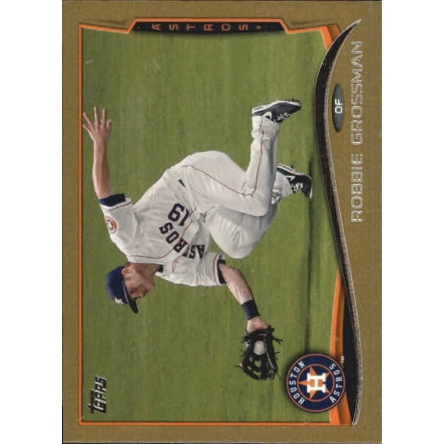 2014 Topps Mini Gold #444 Robbie Grossman. rookie card picture
