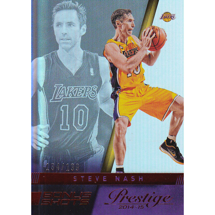 2014-15 Prestige Premium Bonus Shots Red #91 Steve Nash 2014-15 Prestige Premium Bonus Shots Red #91 Steve Nash