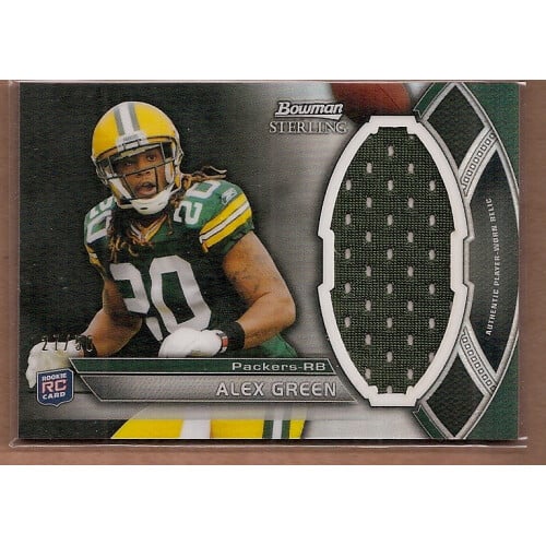 2011 Bowman Sterling Relics Jumbo Black Refractors #BSRJRAG Alex Green