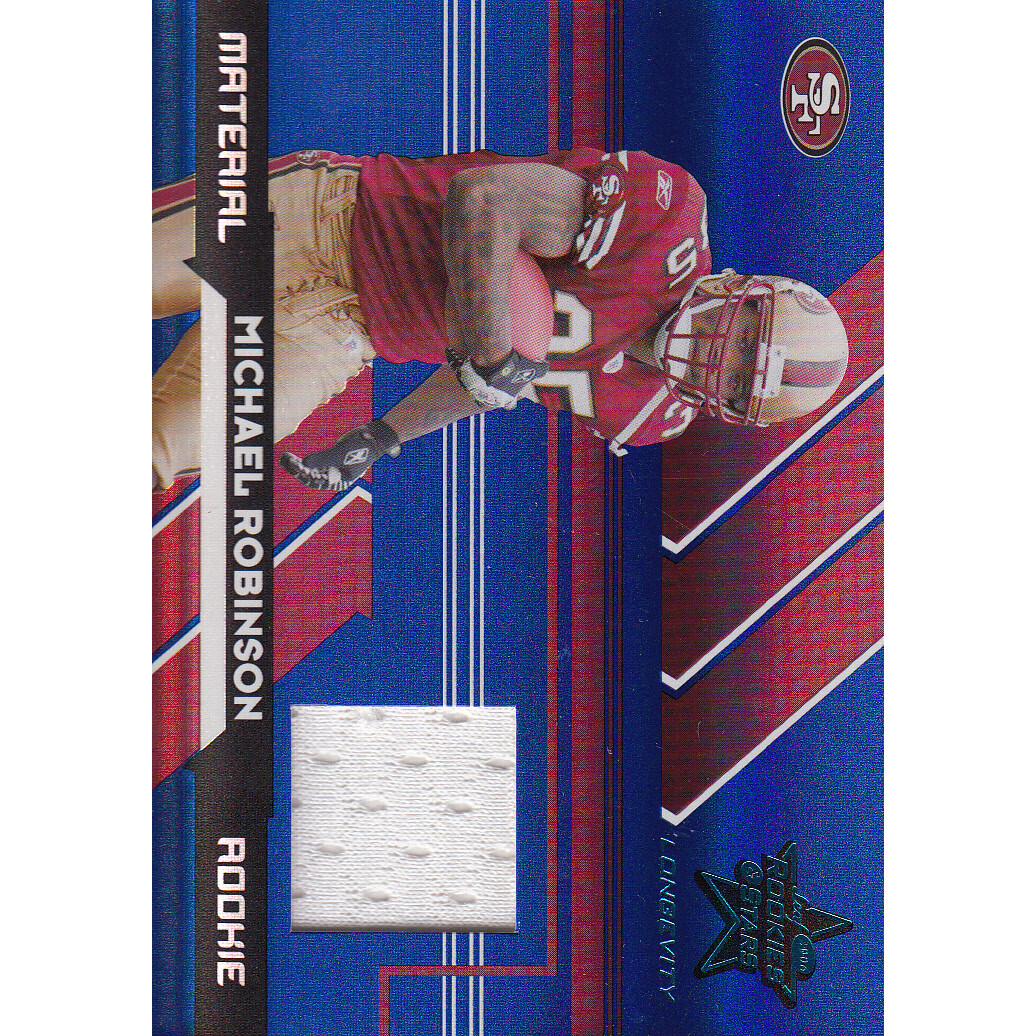 2006 Leaf Rookies and Stars Longevity Target Sapphire Parallel #264 Michael Robinson JSY