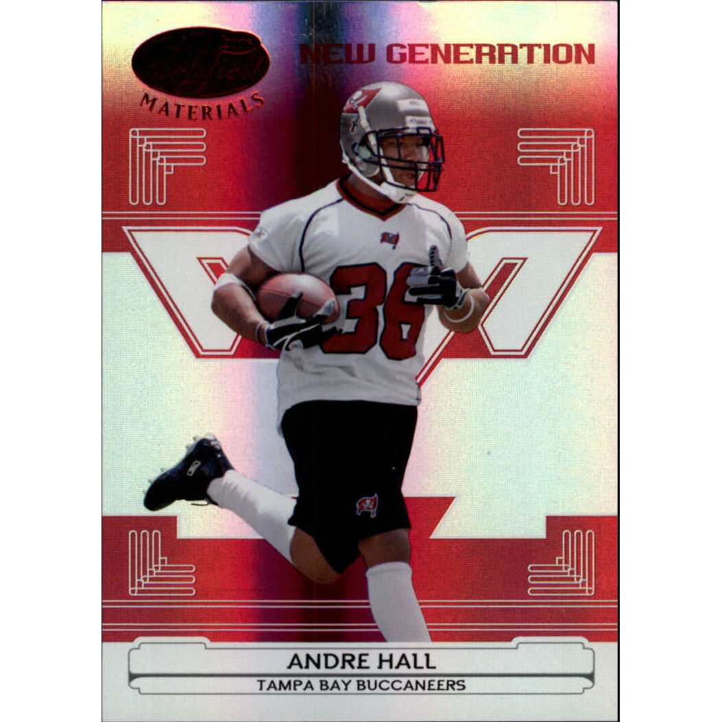 2006 Leaf Certified Materials Mirror Red #170 Andre Hall 2006 Leaf Certified Materials Mirror Red #170 Andre Hall