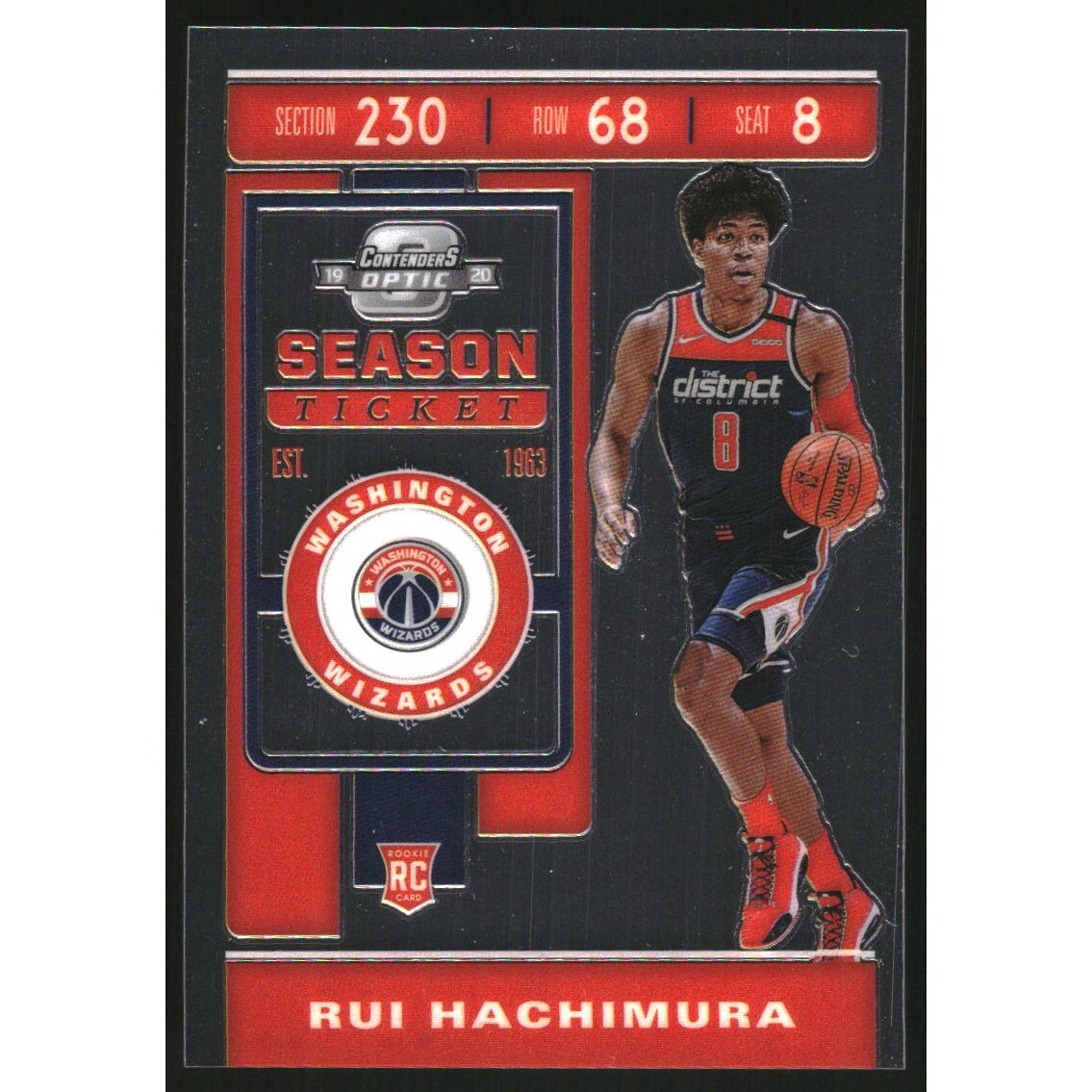 2019-20 Panini Contenders Optic T-Mall Rookies #123 Rui Hachimura