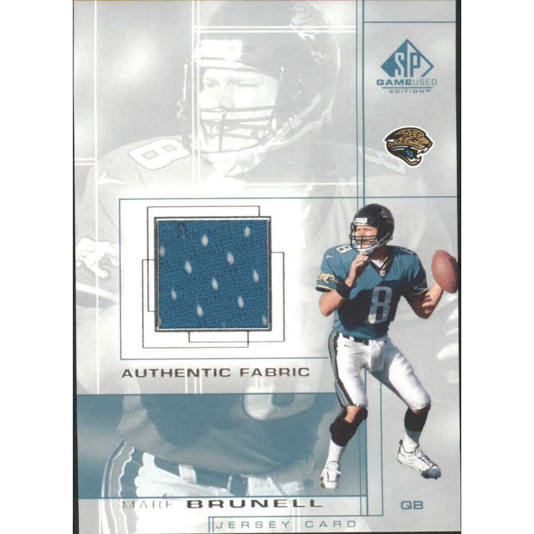 2001 SP Game Used Edition Authentic Fabric #MB Mark Brunell