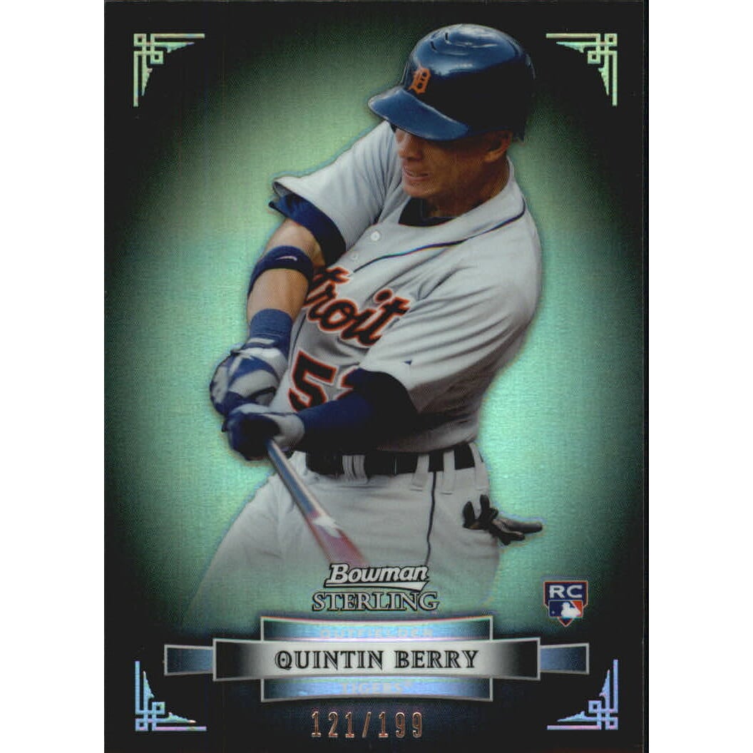 2012 Bowman Sterling Refractors #23 Quintin Berry. rookie card picture