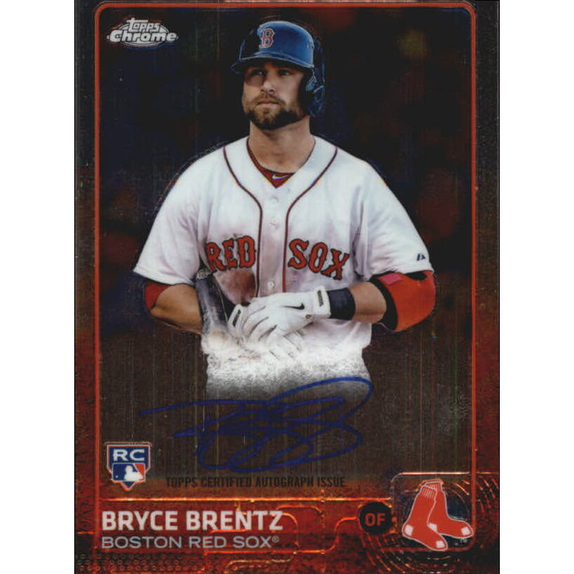 2015 Topps Chrome Rookie Autographs #ARBB Bryce Brentz. rookie card picture