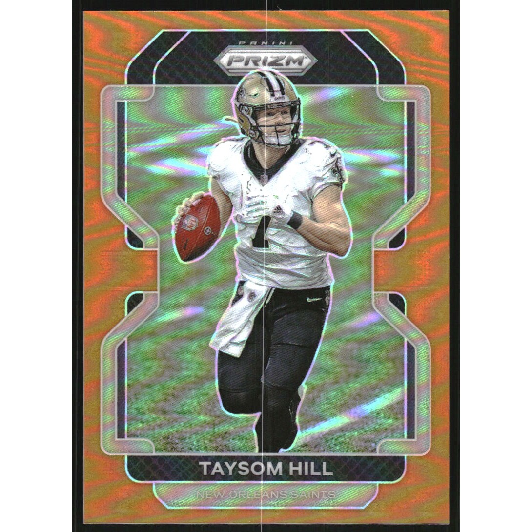 2021 Panini Prizm Prizms Orange #303 Taysom Hill