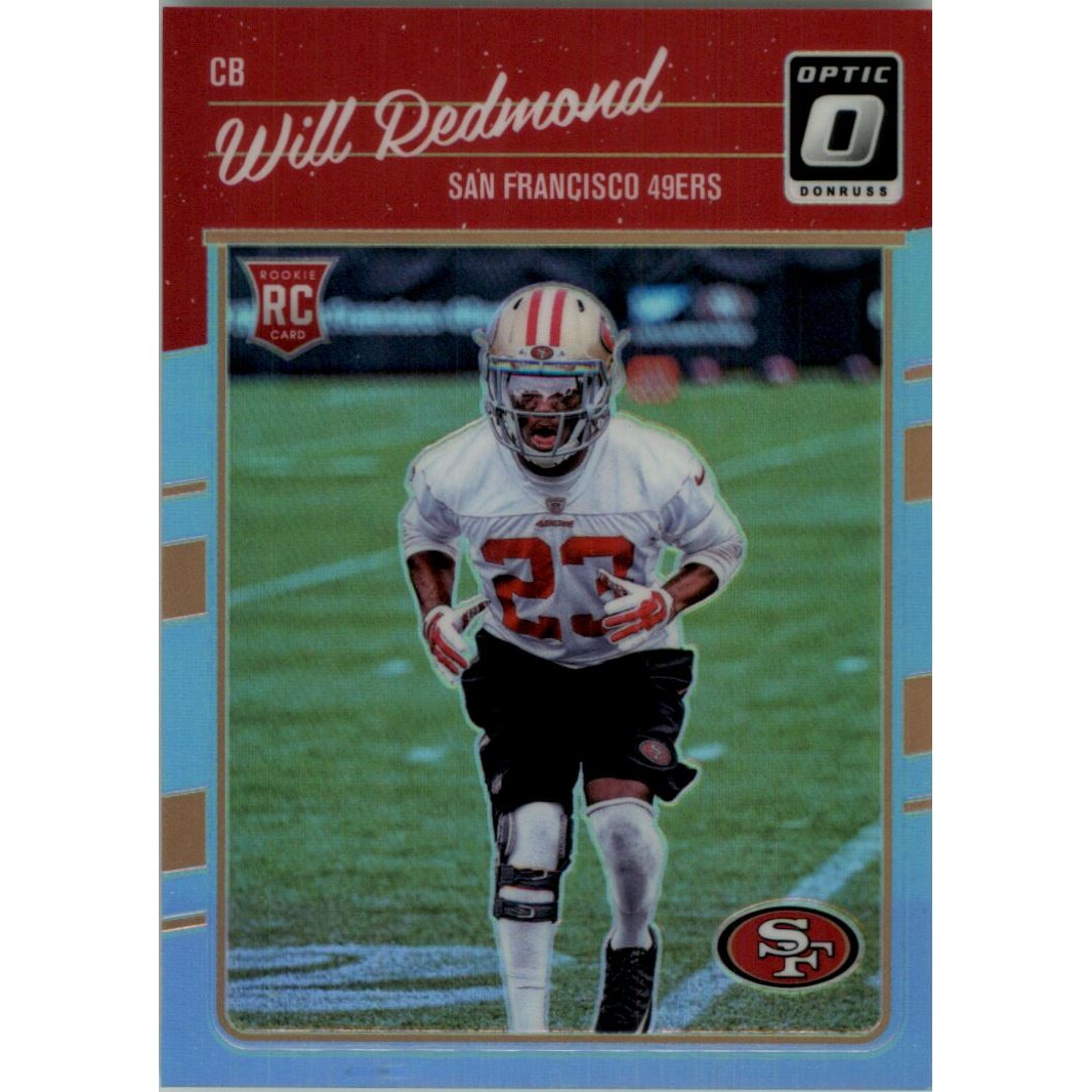 2016 Donruss Optic Carolina Blue #147 Will Redmond. rookie card picture