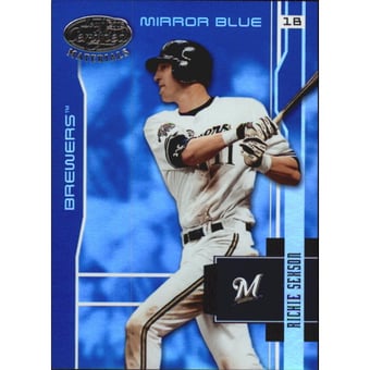 2003 Leaf Certified Materials Mirror Blue #94 Richie Sexson