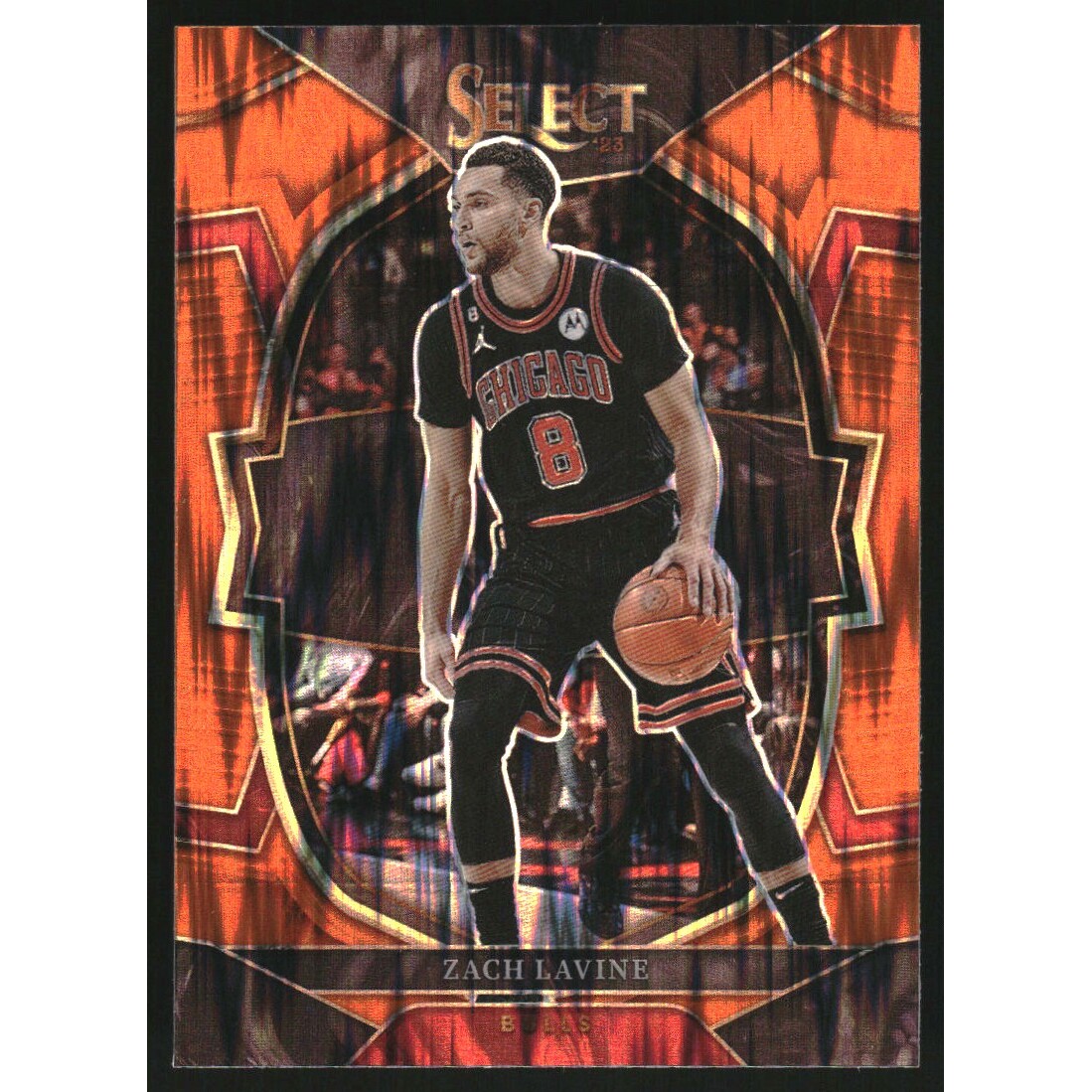2022-23 Select Prizms Orange Flash #34 Zach LaVine