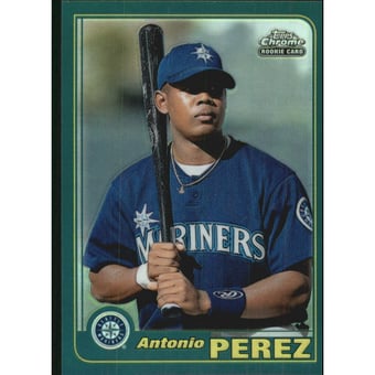 2001 Topps Chrome Traded Retrofractors #T239 Antonio Perez