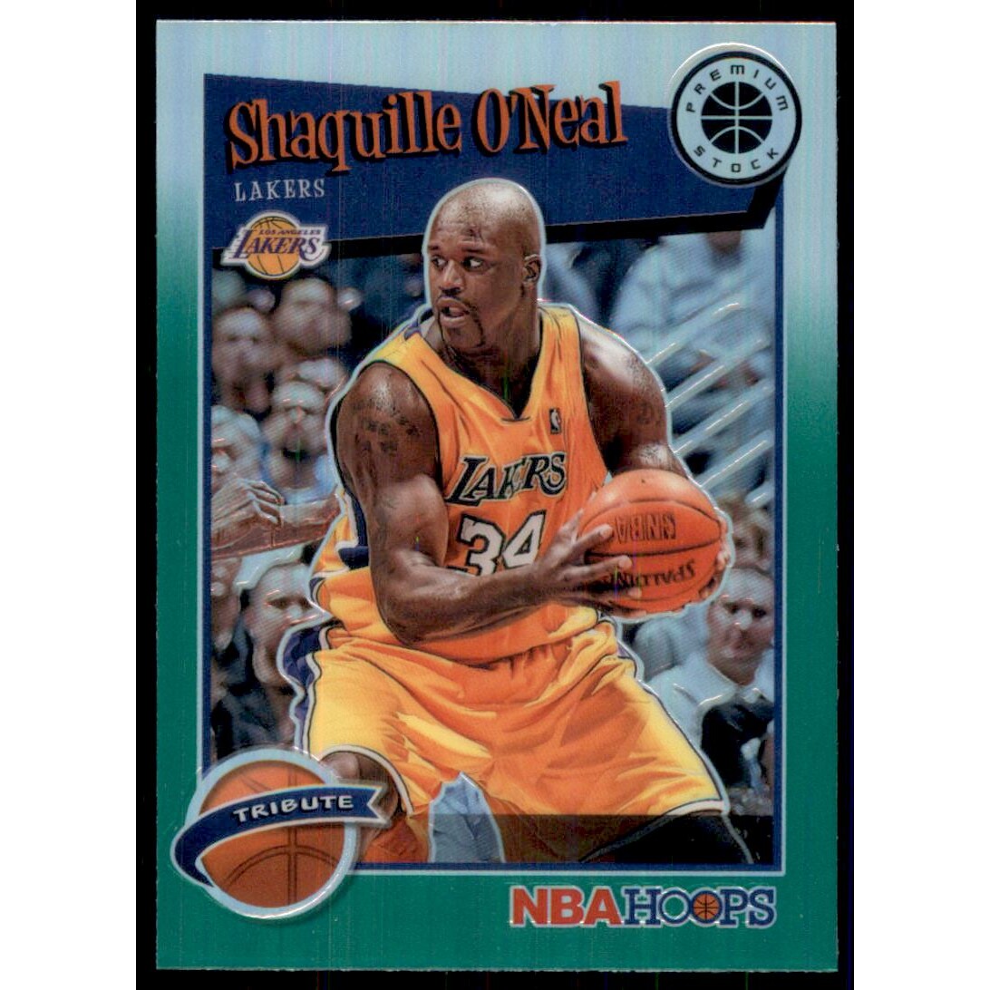 2019-20 Hoops Premium Stock Prizms Green #283 Shaquille O'Neal