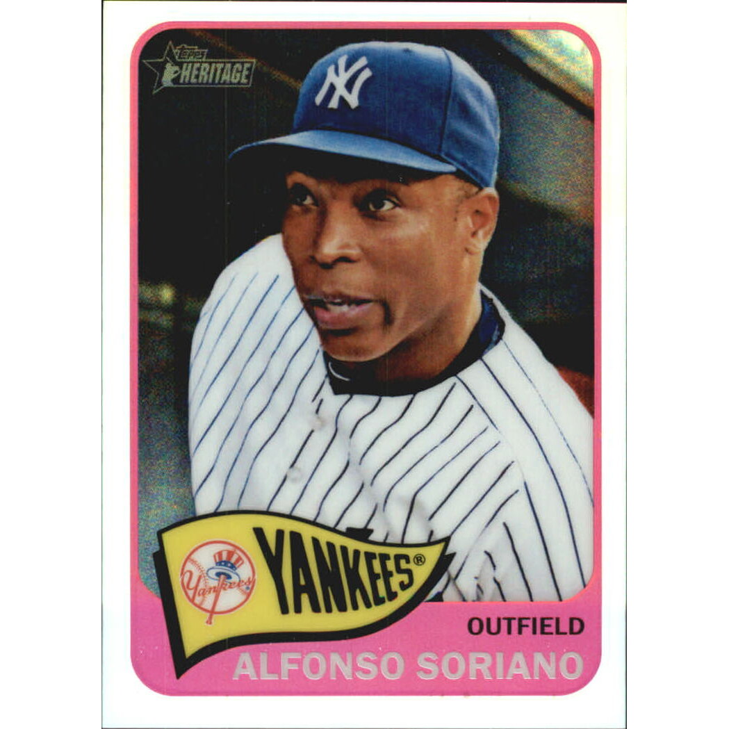 2014 Topps Heritage Chrome Refractors #350 Alfonso Soriano