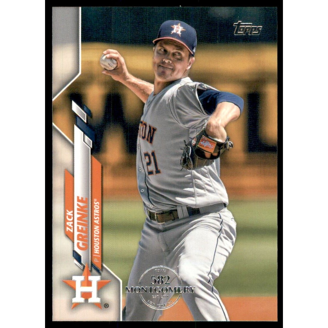 2020 Topps Factory Set 582 Montgomery Club #260 Zack Greinke. rookie card picture