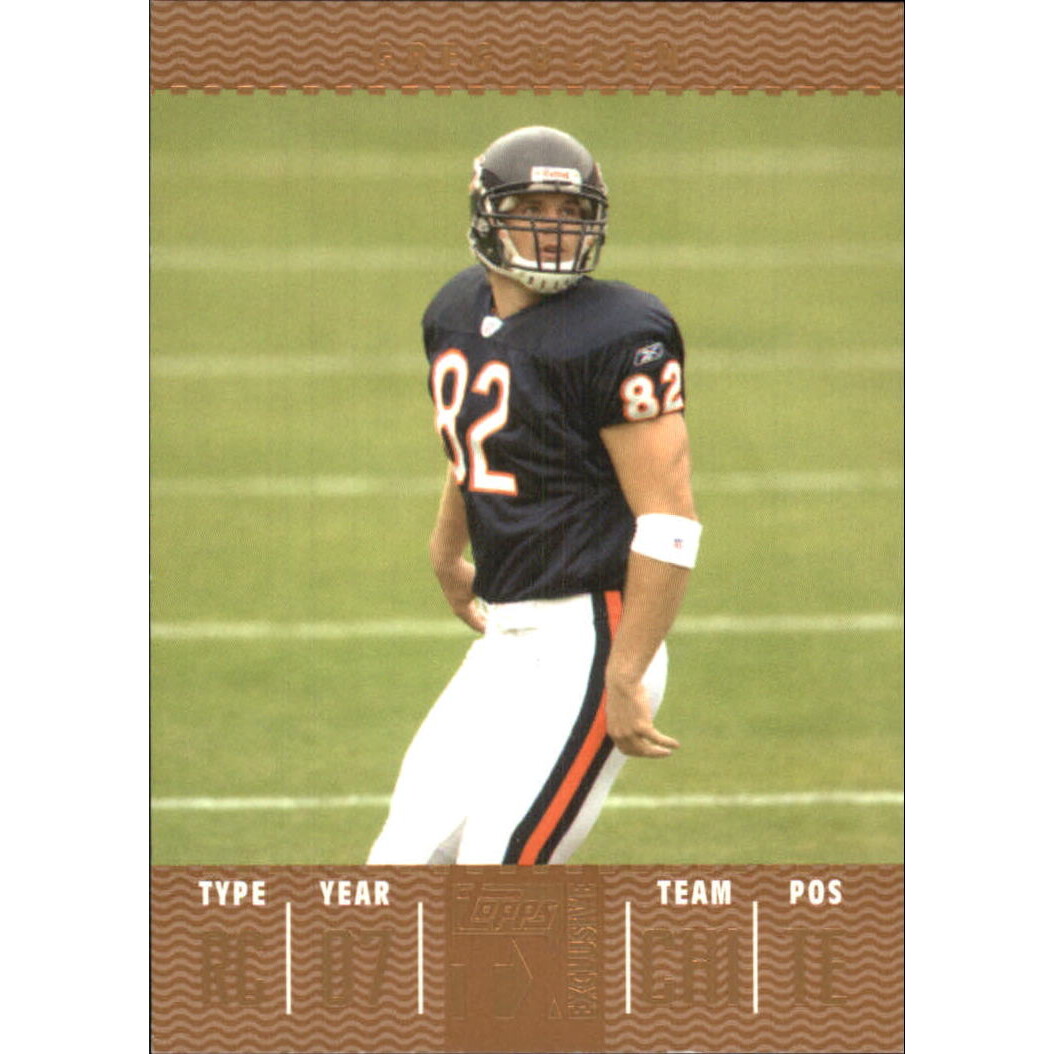 2007 Topps TX Exclusive Bronze #124 Greg Olsen. rookie card picture