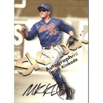 1999 SkyBox Premium Autographics #NNO Mike Kinkade