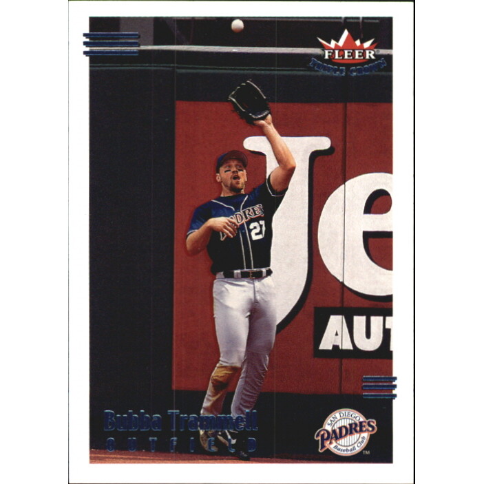 2002 Fleer Triple Crown RBI Parallel #71 Bubba Trammell/92. rookie card picture