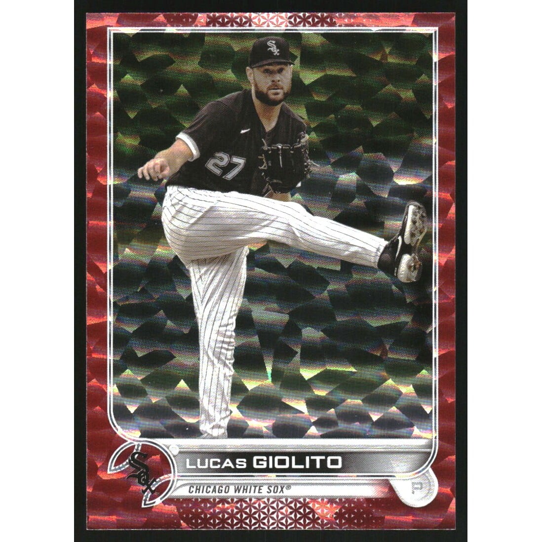 2022 Topps Red Foilboard #291 Lucas Giolito. rookie card picture