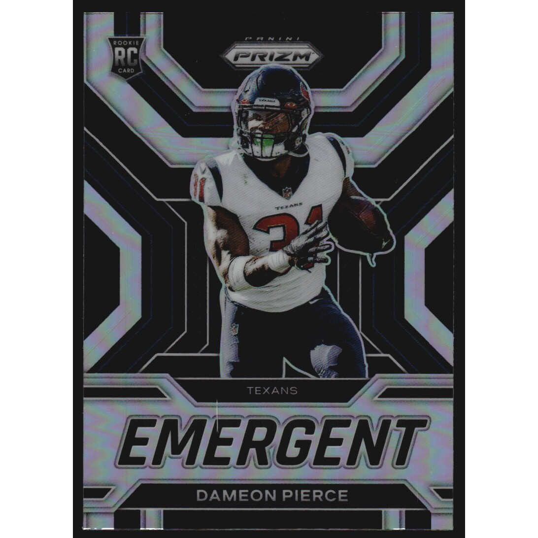 2022 Panini Prizm Emergent Prizms Silver #15 Dameon Pierce