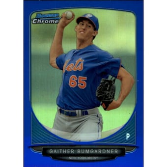 2013 Bowman Chrome Draft Draft Picks Blue Refractors #BDPP107 Gaither Bumgardner