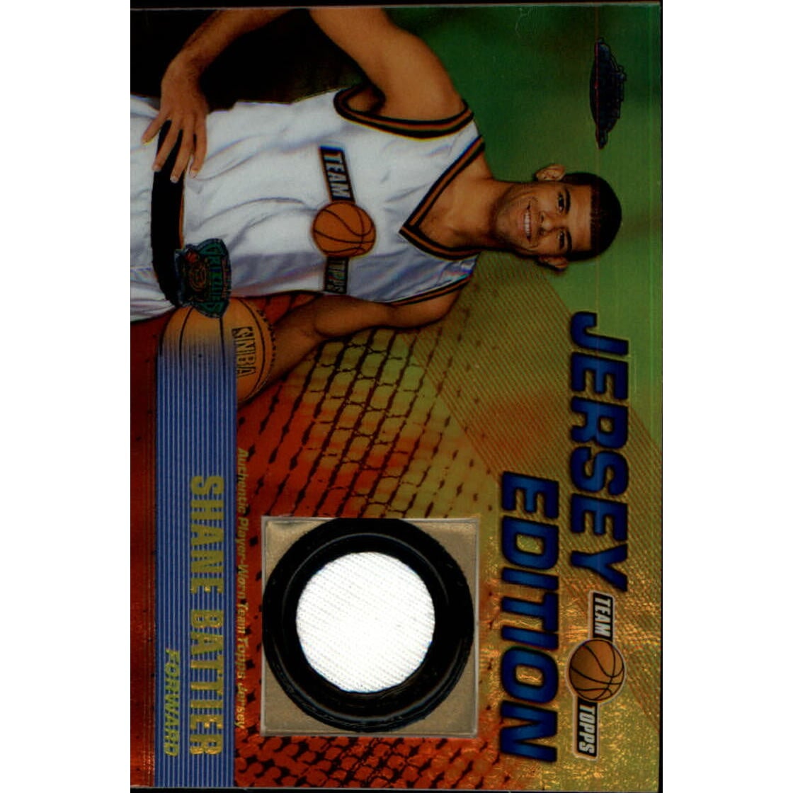2001-02 Topps Chrome Team Topps Jerseys #TTSB Shane Battier