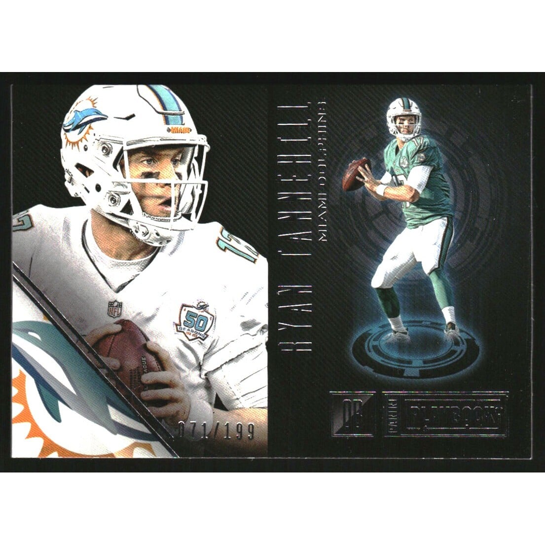 2016 Panini Playbook #14 Ryan Tannehill. rookie card picture