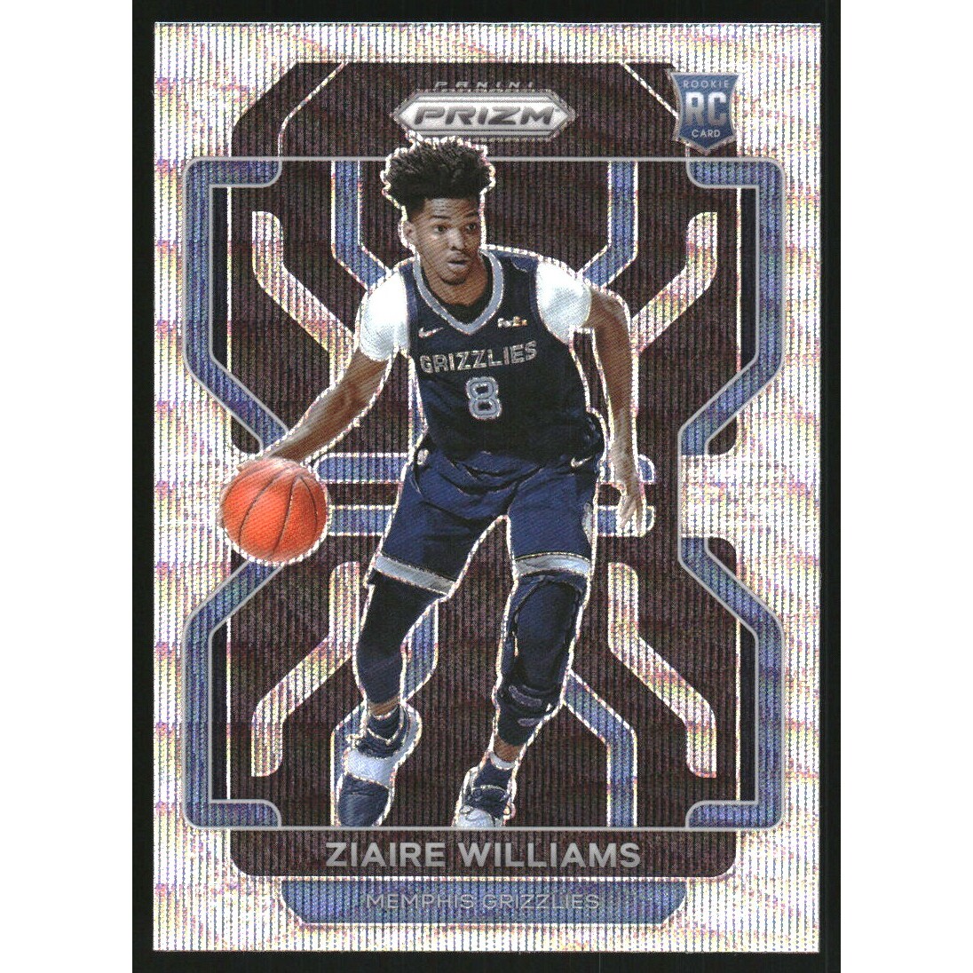 2021-22 Panini Prizm Prizms Factory Set Silver Wave #313 Ziaire Williams