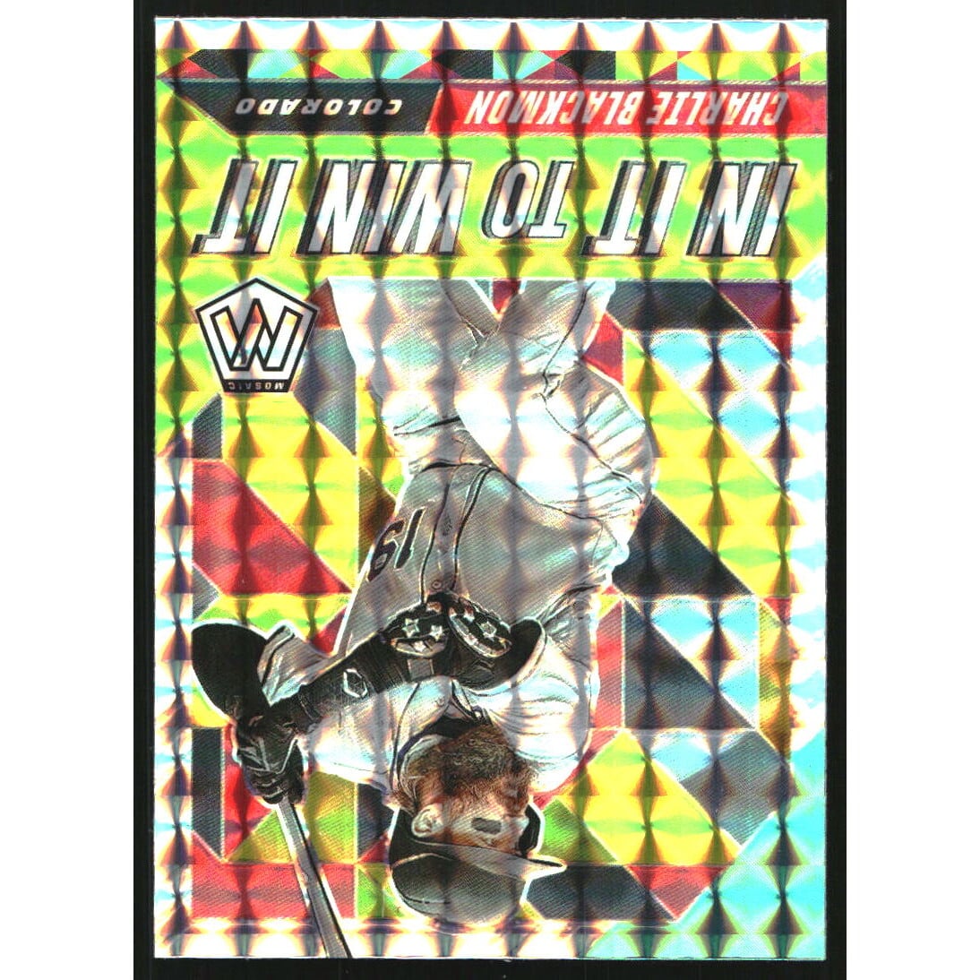 2021 Panini Mosaic In it to Win it #21 Charlie Blackmon