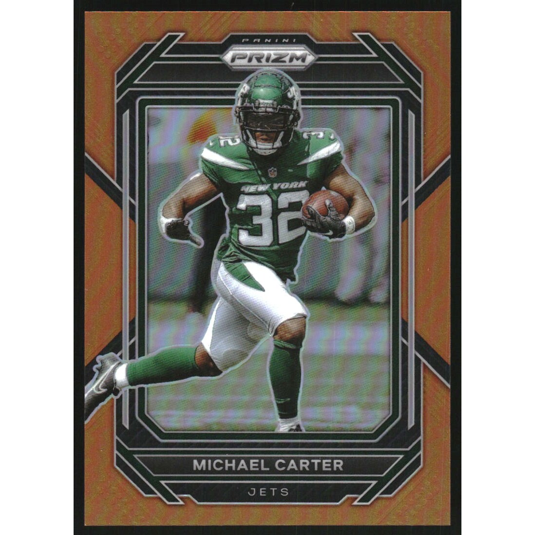 2022 Panini Prizm Prizms Orange #226 Michael Carter