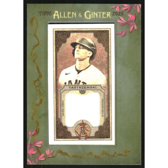 2025 Topps Allen and Ginter Mini Framed Relics #MFRMY Mike Yastrzemski
