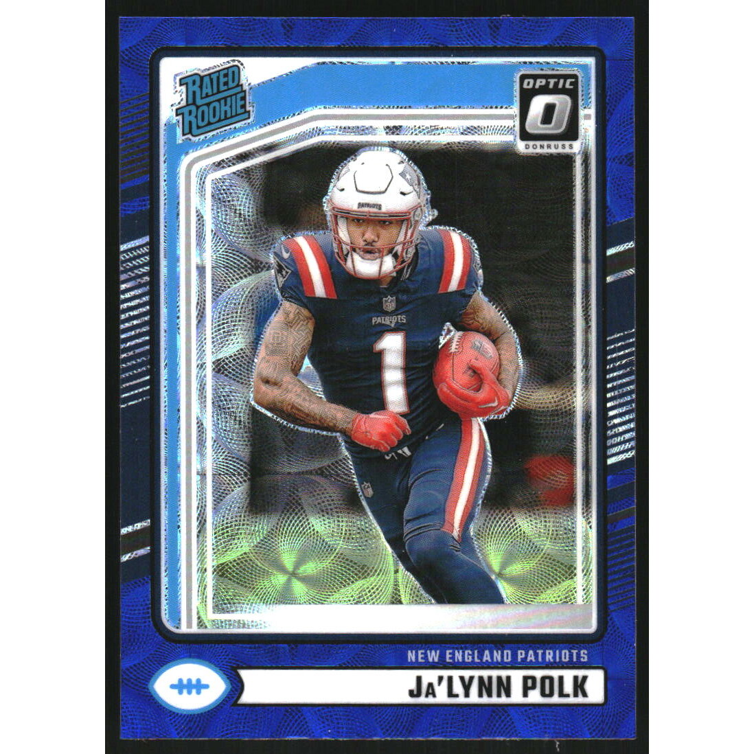 2024 Donruss Optic Rated Rookies Preview Blue Scope #373 Ja'Lynn Polk