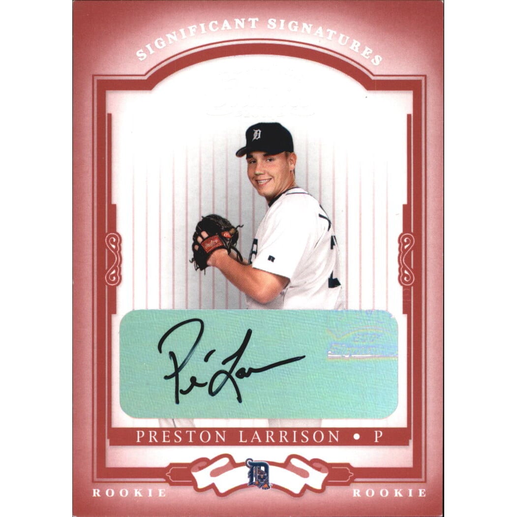 2004 Donruss Classics Significant Signatures Red #192 Preston Larrison ROO/250