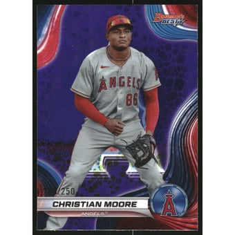2024 Bowman's Best Top Prospects Purple Refractors #TP9 Christian Moore