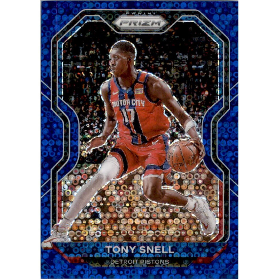 2020-21 Panini Prizm Prizms Fast Break Blue #129 Tony Snell