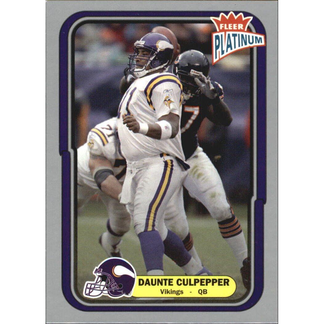 2004 Fleer Platinum Finish #121 Daunte Culpepper